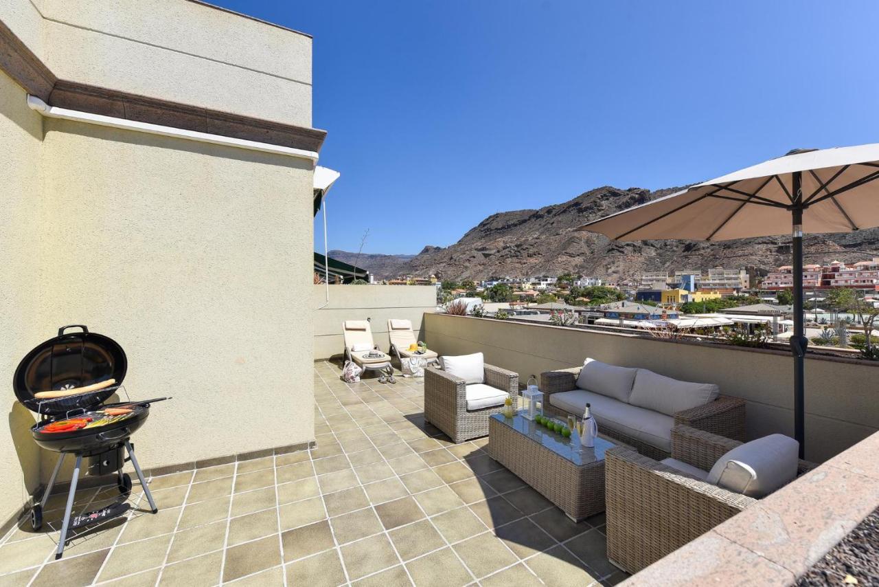 プエルト・デ・モガンPenthouse Daniela In Puerto Mogan IXアパートメント エクステリア 写真